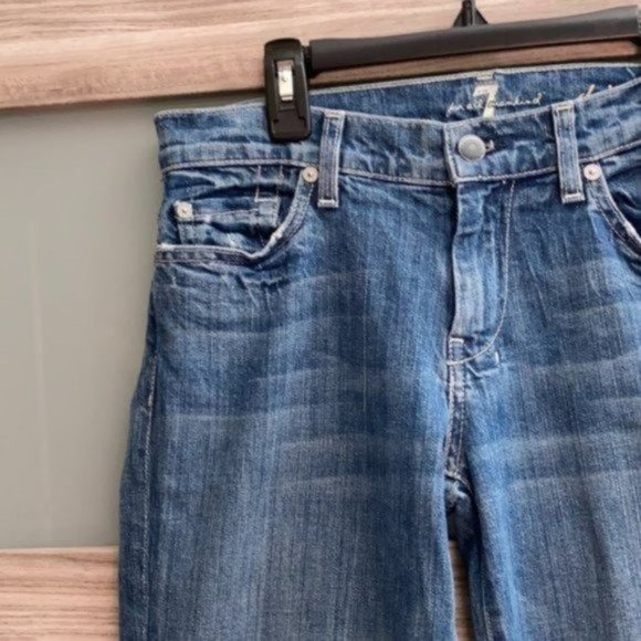 7 For All Mankind Dojo Allston Crochet Jeans - Picture 11 of 13